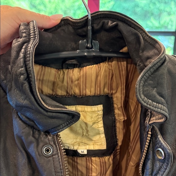 VINTAGE Men or ALL Classic Black Military Jacket size M - Picture 9 of 12